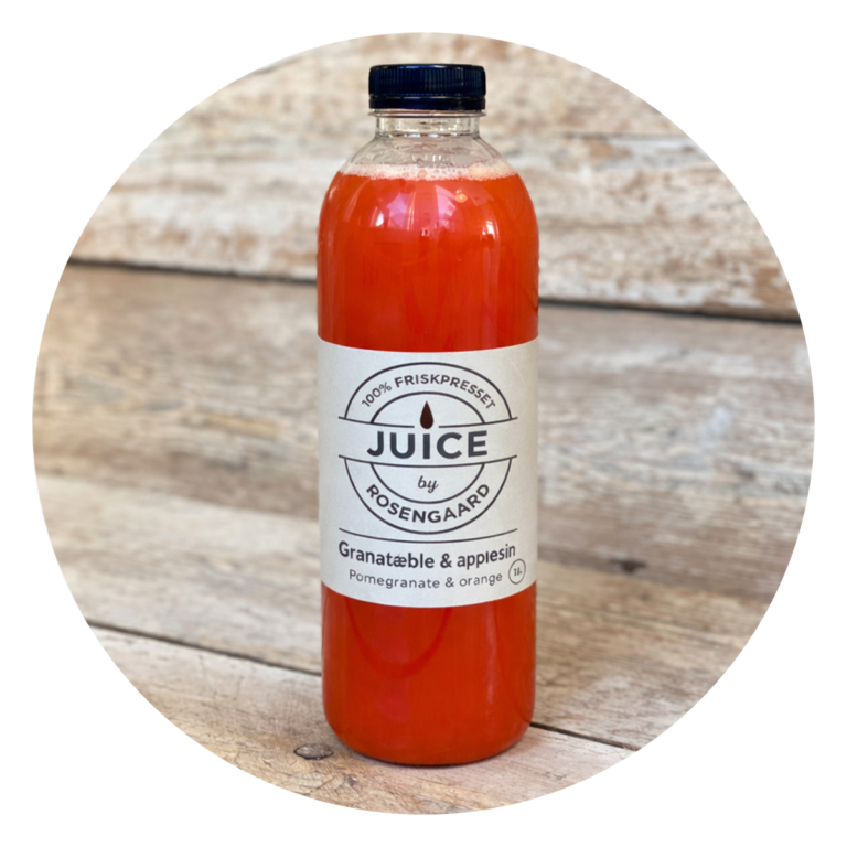 Granatæble og Appelsinjuice